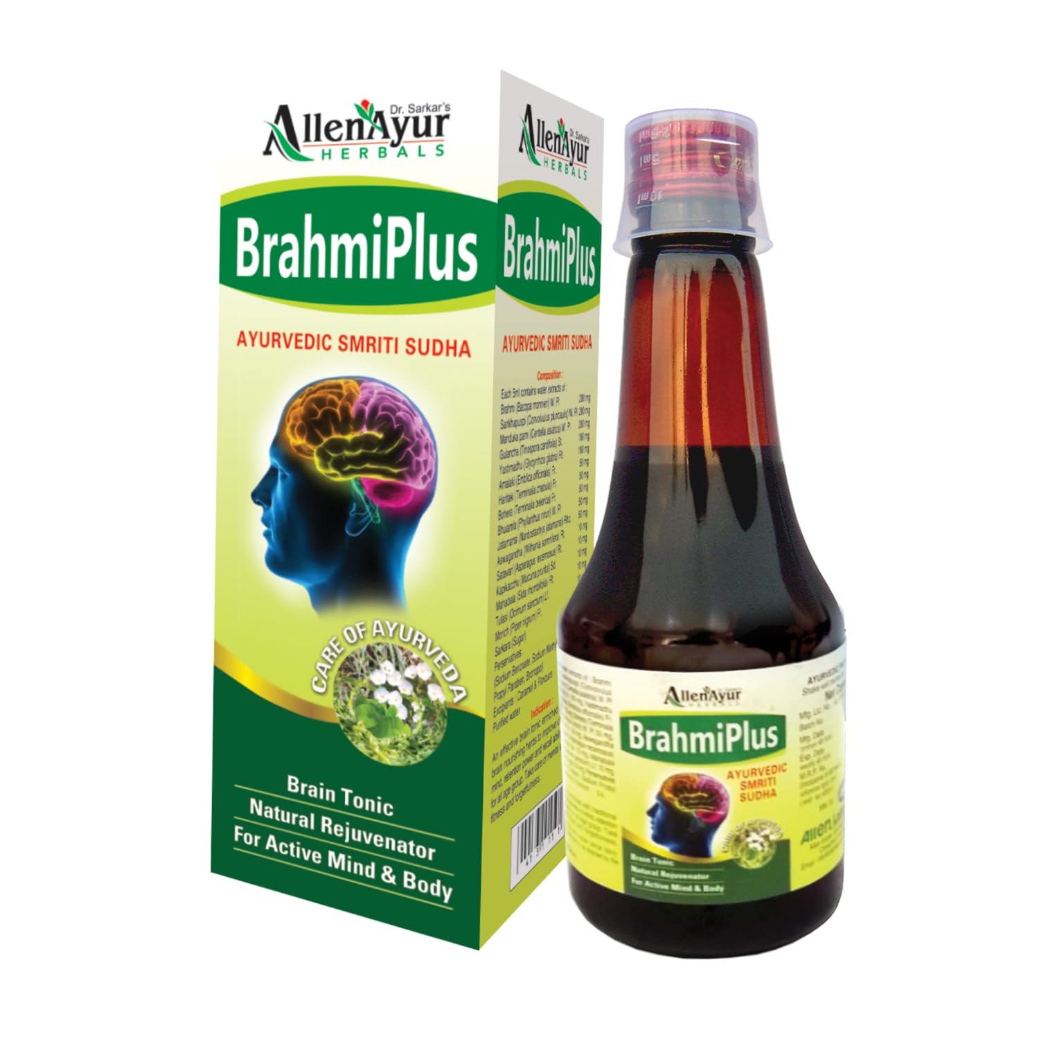 Brahmi Plus - Ayurvedic Smriti Sudha (100 ml x 2 packs) (B0D221Y8GR) Amazon Price History, Amazon Price Tracker
