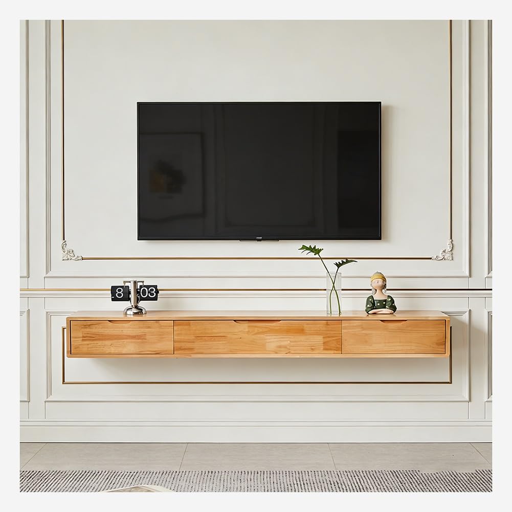 Meuble TV Suspendu, Meuble multimédia Gain de Place