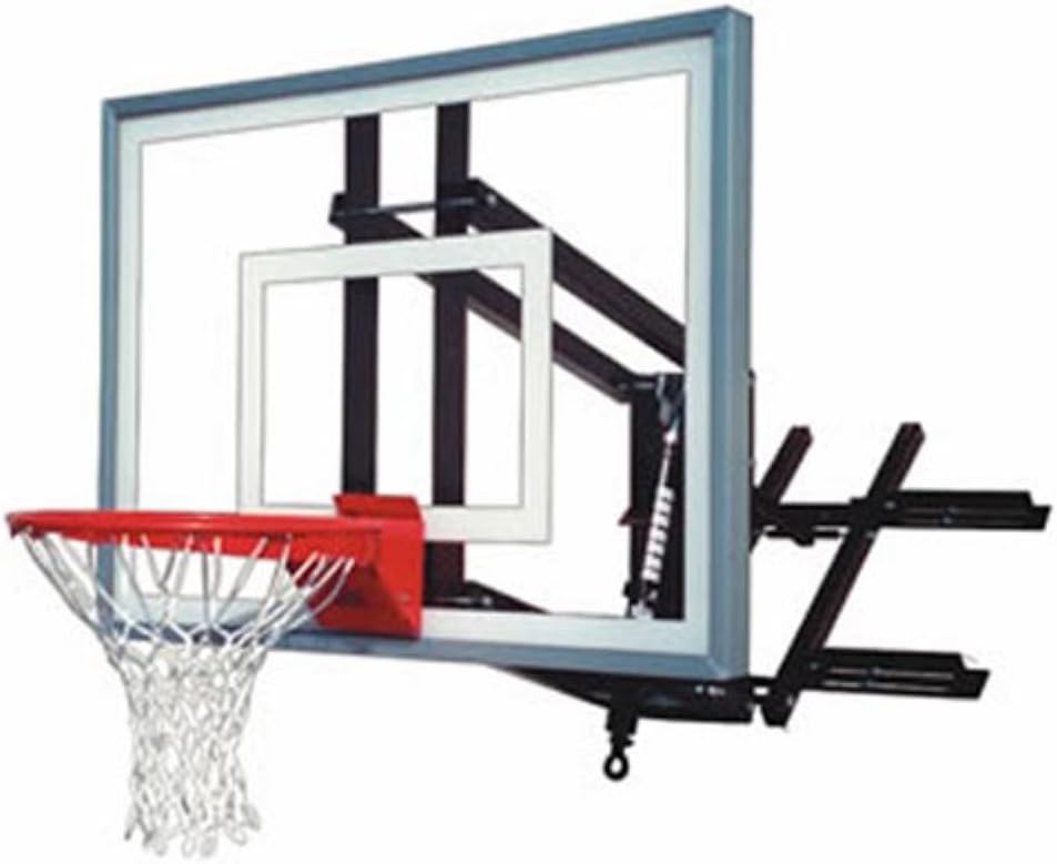 First Team Roofmaster III Roof and Wall Mount Basketball Hoop with 54 Inch Acrylic Backboard