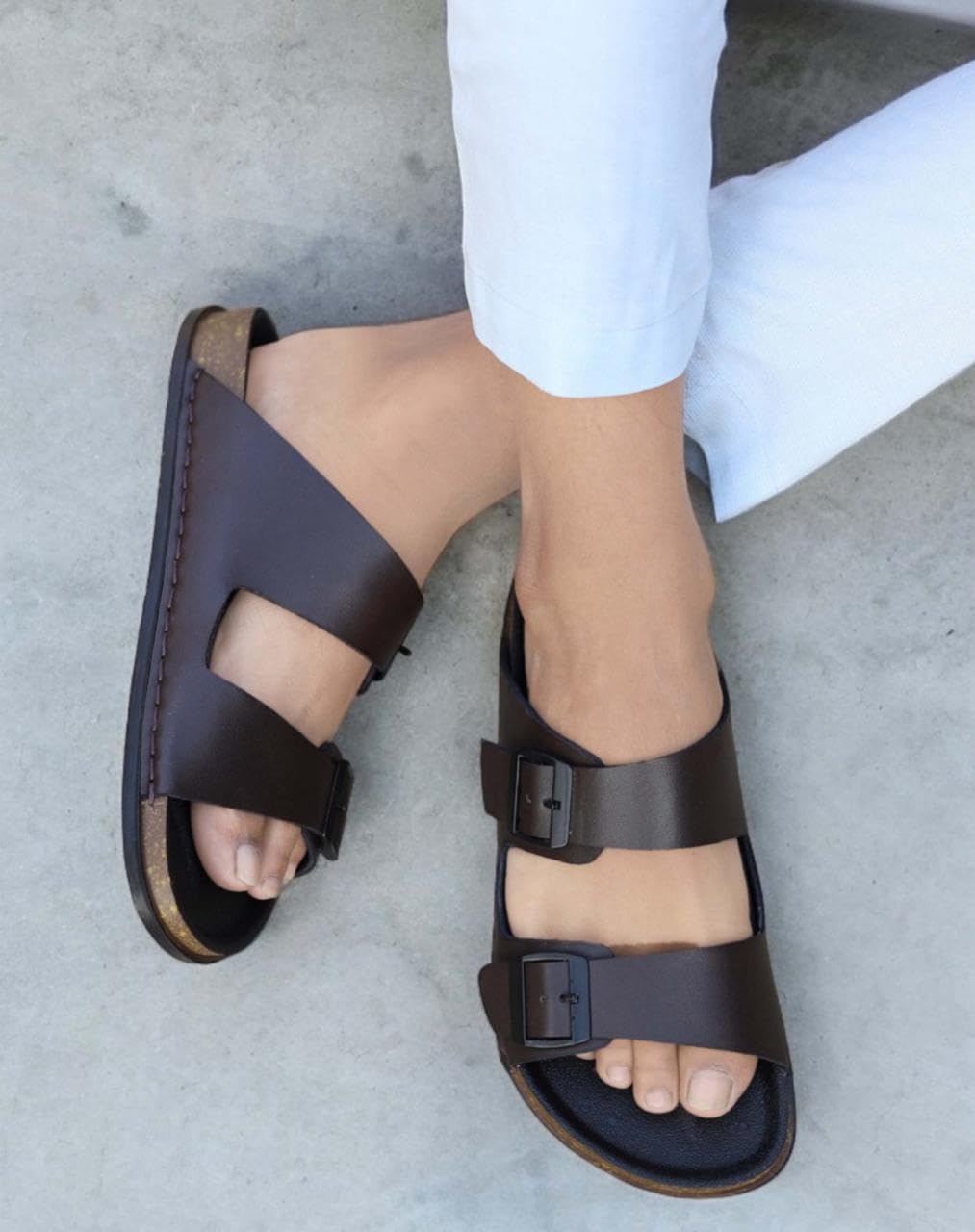 butchi Men’s Stylish Black Sandals | Comfortable, Durable & Trendy Casual Footwear Design No S163-picture-17
