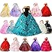 Produktbild ZITA ELEMENT 5er Packung Handmade Bekleidung für 11,5 Zoll Girl Doll Puppe Hochzeit Party Abendkleid Kleider & Kleidung Mädchen Geschenk Modisch Brautkleider Ballkleider