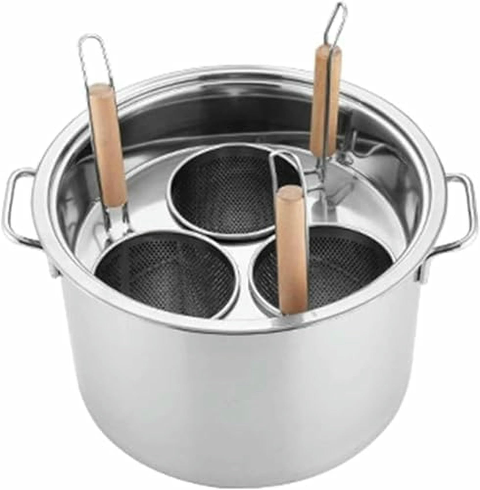 Marmites à pâtes avec séparateur pour éviter l'eau bouillante