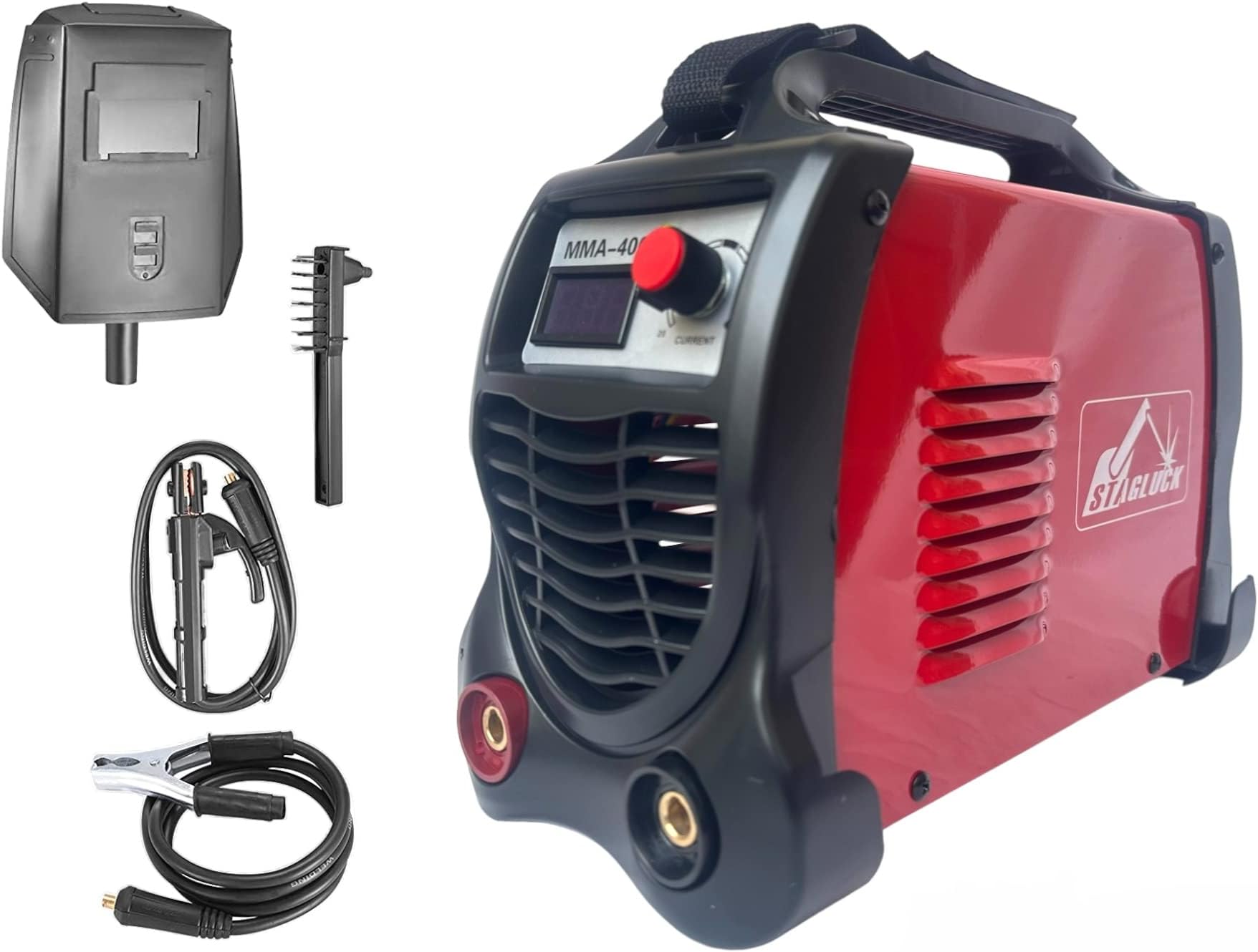 Saldatrice Inverter Elettrodo 350A Compatta - Professionale Con Cavi E Maschera, 230V