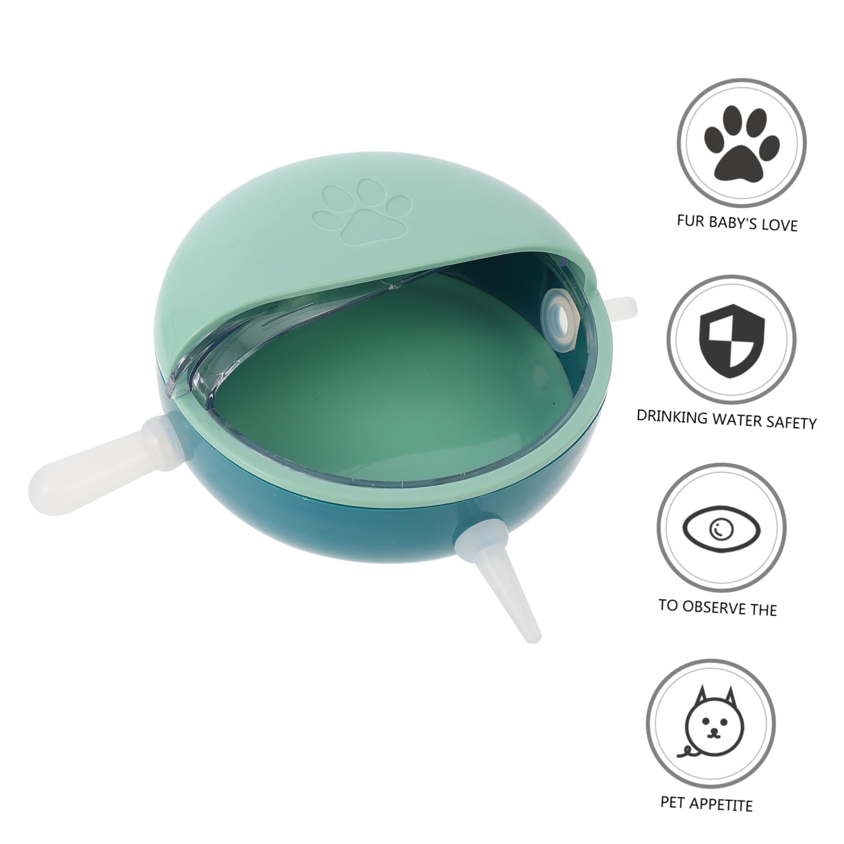 3 Piezas Dispositivo De Lactancia Herramienta De Alimentación De Cachorros Tazones De Leche para Perros Recién Nacidos Cuenco para Perros Tazones De Leche para Gatitos Páginas Blue