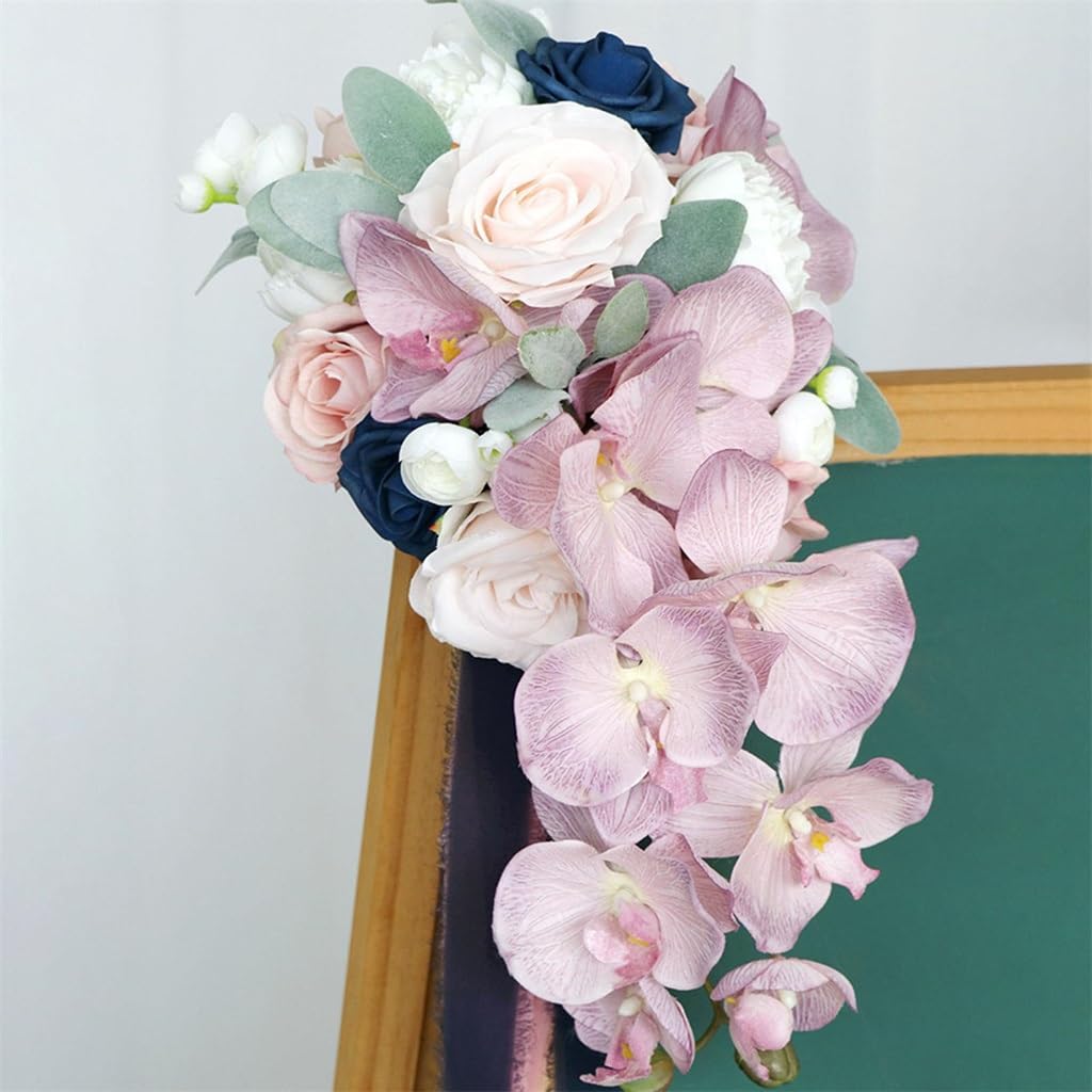 JFDBGU Sposa Matrimonio Holding Bouquet Decorazione Arrangiamenti Centrotavola di Fiori da Damigella d'Onore