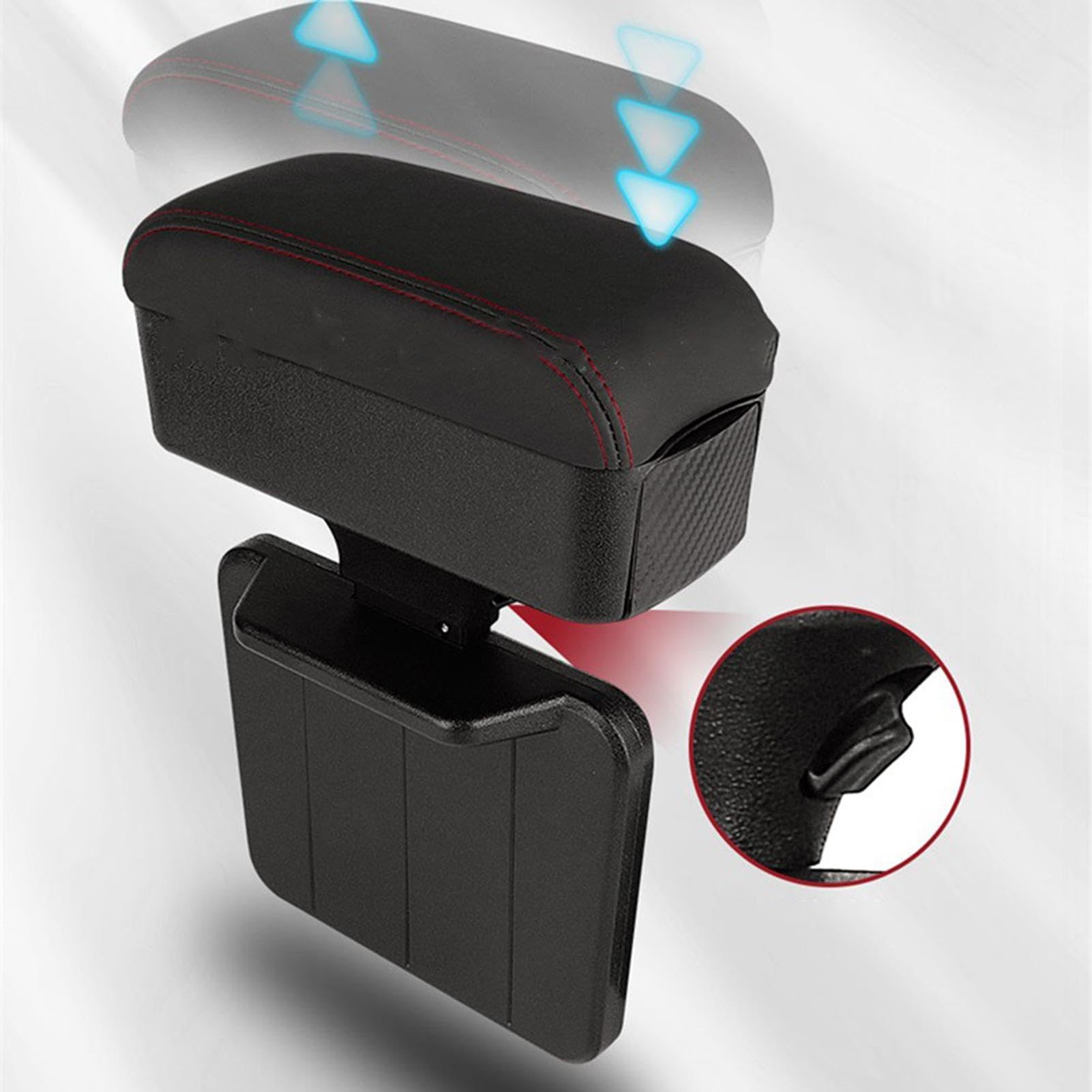 Car Seat Armrest Box, uchwyt na nadgarstek, duża pojemność