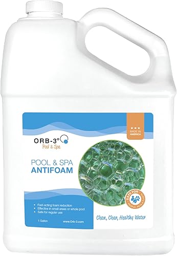 Miniatura 3 de Orb-3 T422-000-5G Antiespumante para mantenimiento de piscina, cubo de 5 galones