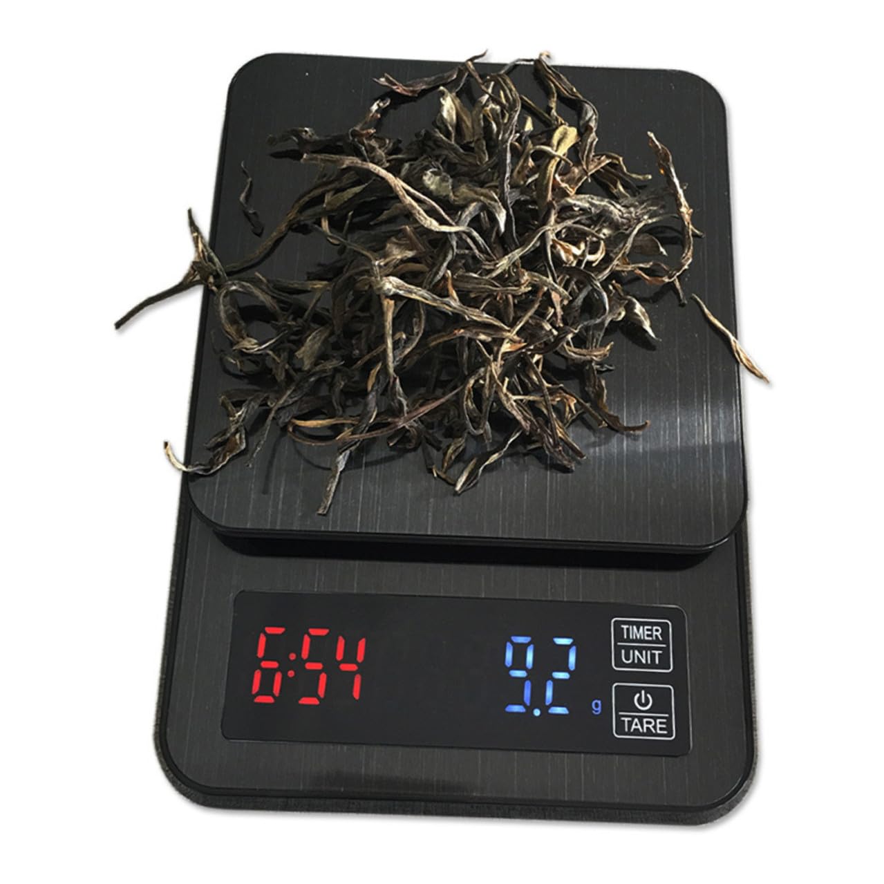 Báscula Digital Capacidad 5kg con Temporizador y Sensores de Precisión Pantalla LED Grande para Cocina y Café Adecuado para Cocinar y Hornear