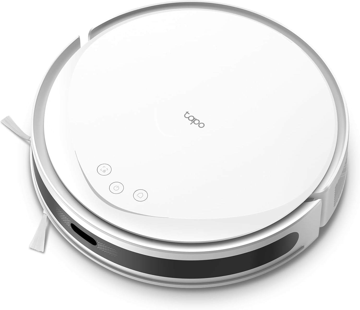 Tapo RV20 MAX White-Robot Aspirador, 4 en 1, 5300Pa, navegación LiDAR | 5300 Pa de Succión. Navegación Láser LiDAR. Fregado 4 en 1. Control App Tapo. Control Voz Alexa/Google.