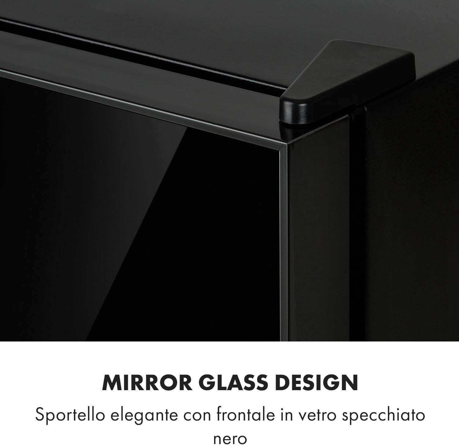 KLARSTEIN Frosty Minibar - Mini Frigo, Compatto, Sistema di Raffreddamento Termoelettrico, Capacità 10 Litri, Temperatura: 12-18 °C, Classe di Efficienza Energetica A, 33 dB, Nero KLARSTEIN Frosty Minibar - Mini Frigo, Compatto, Sistema di Raffreddamento Termoelettrico, Capacità 10 Litri, Temperatura: 12-18 °C, Classe di Efficienza Energetica A, 33 dB, Nero