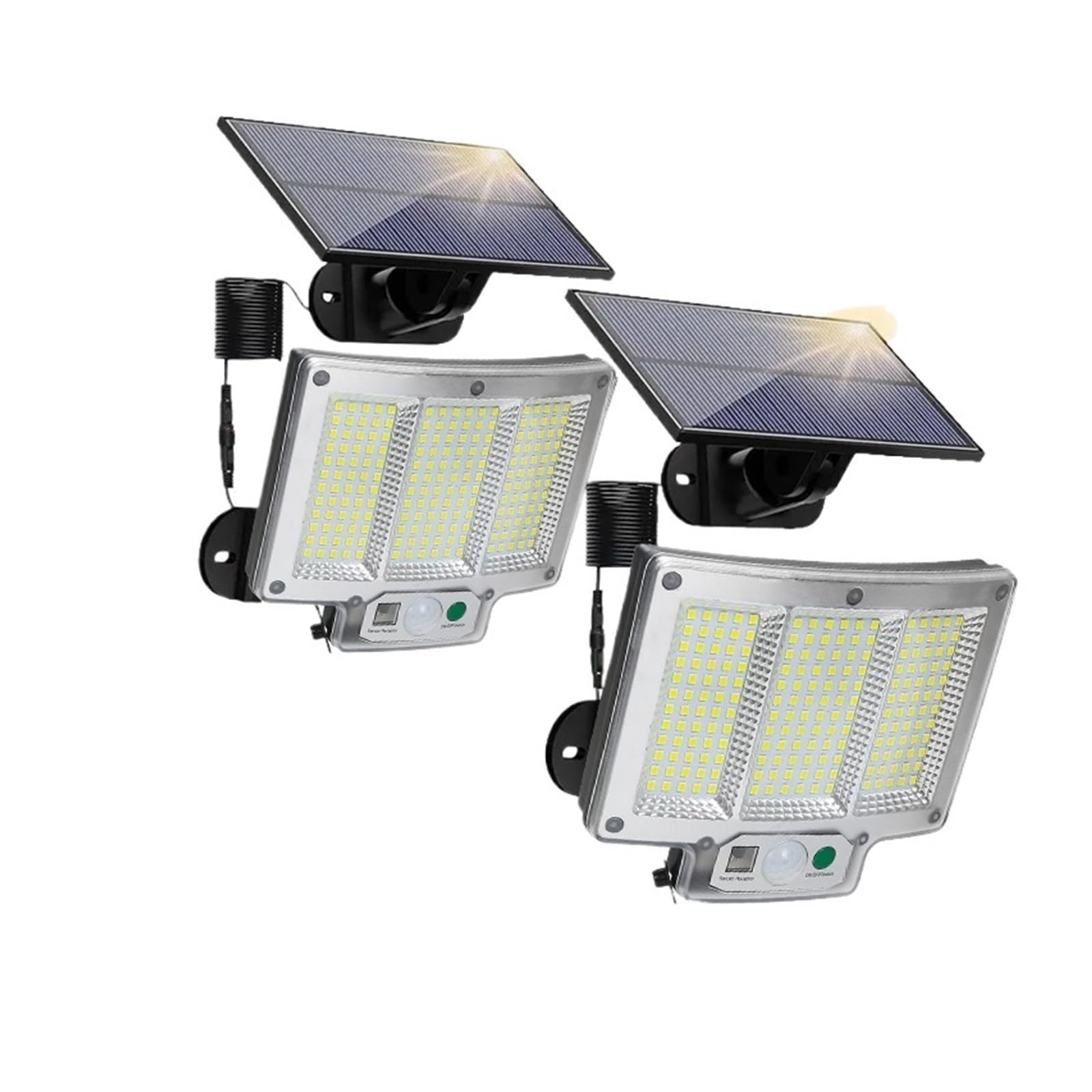 LNHHG Solar Flood Light 192 LED Solar Lamp Outdoor Wall IP65 Waterproof Spotlights Motion Sensor 3 Mode Street Light Garden Decor for Garden Driveway Garage Patio
