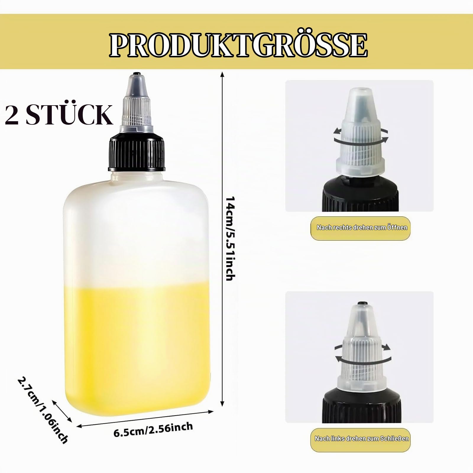 2 Kleine Ölflasche Plastik,Quetschflasche,Dosierflasche,Gewürze Camping,Oil Dispenser,Ölflasche Ölspender Mit Kappen,100 Ml Mini-Quetschflaschen Für Camping,Squeeze Flaschen Für Öl,Soja,Sauce,Essig Küche, Haushalt & Wohnen