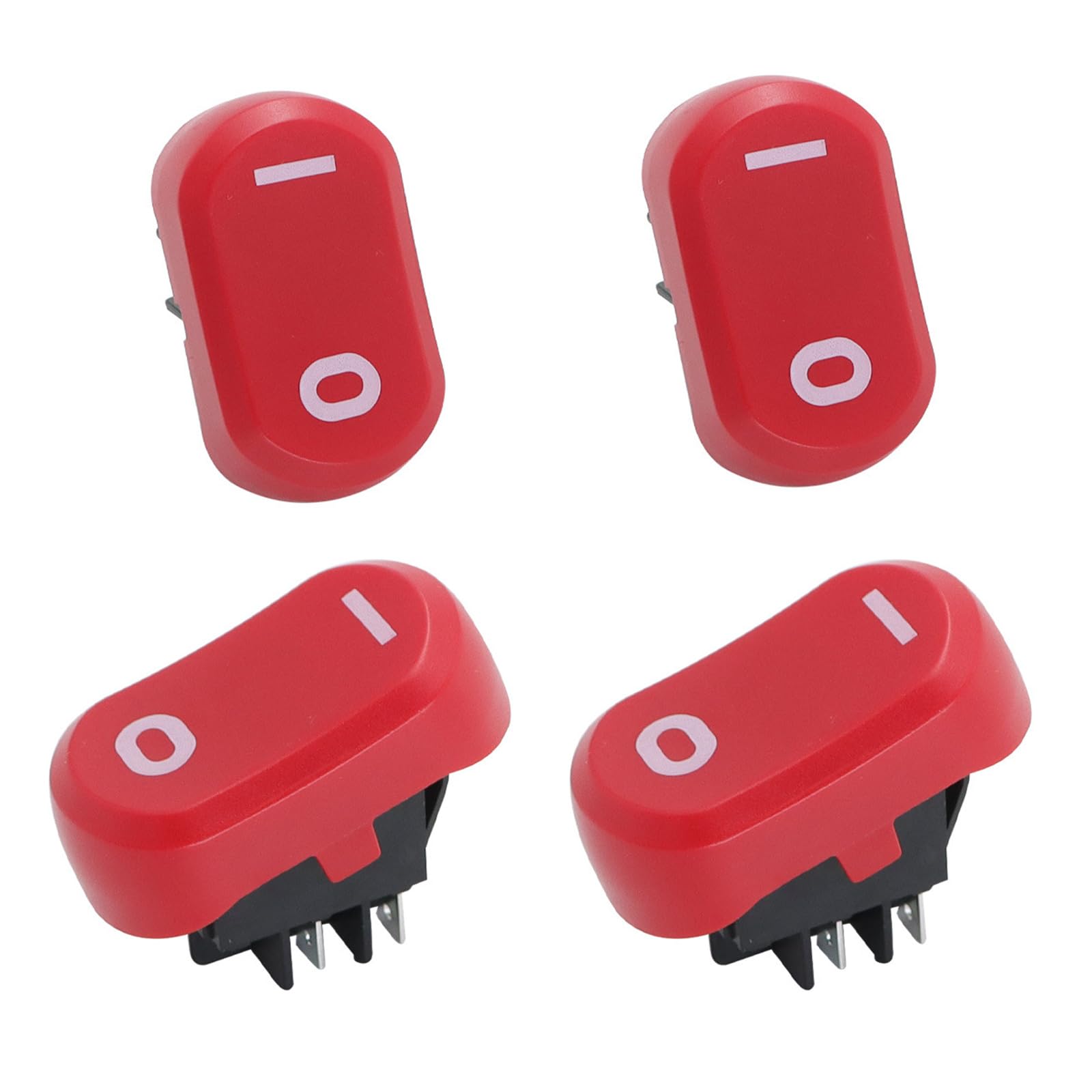XUZHID Power Switch，4Pcs Replacement Vacuum Switches Motor Power Supply Switches Button Easy Installation Vacuum Accessori