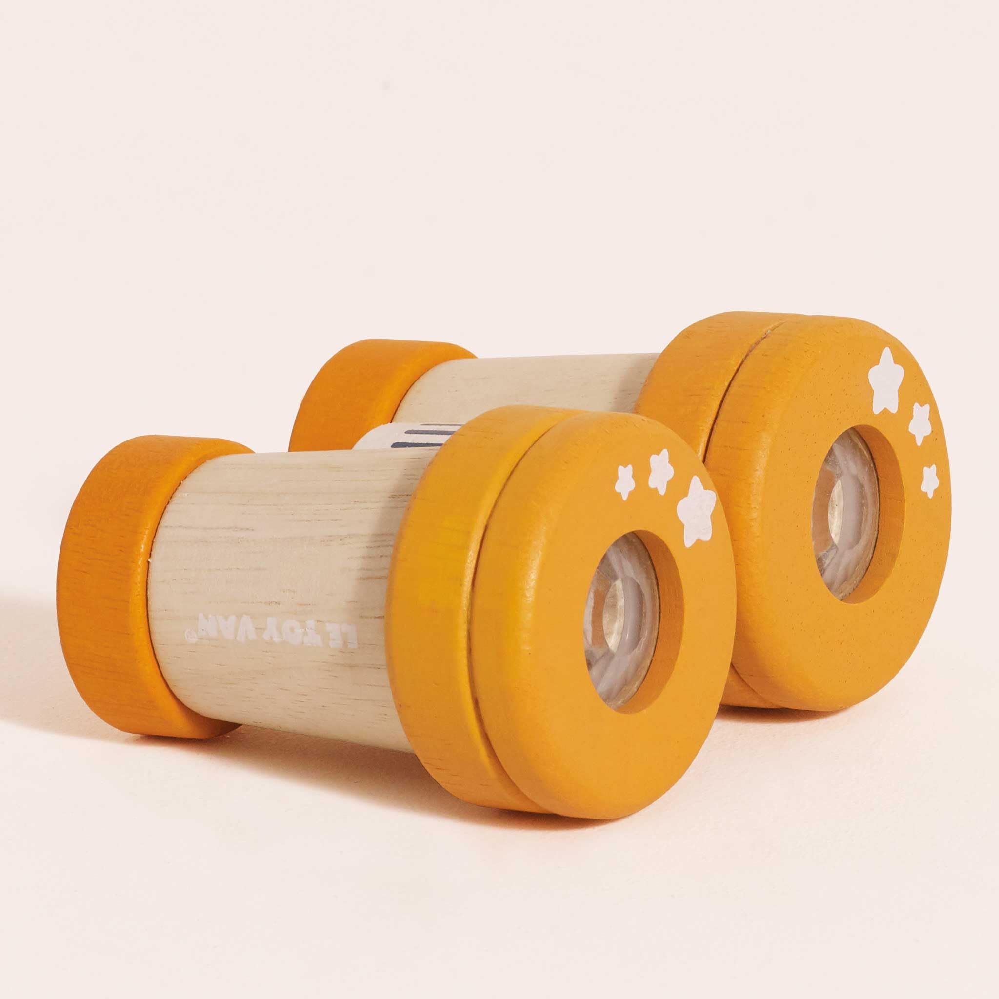 Le Toy Van - Petilou Jumelles éducatives en Bois Multi-sensorielles colorées pour Les Tout-Petits et Les bébés | Convient aux Enfants de 18 Mois et Plus