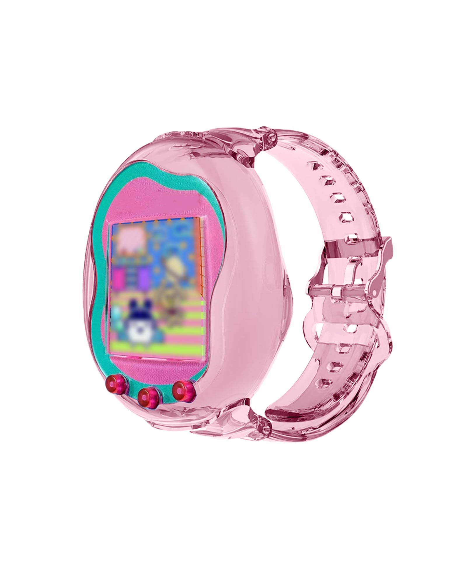 Silicone Case for Tamagotchi Bandai Uni, Soft Protective Cover with Hand Strap,toergy Comfortable