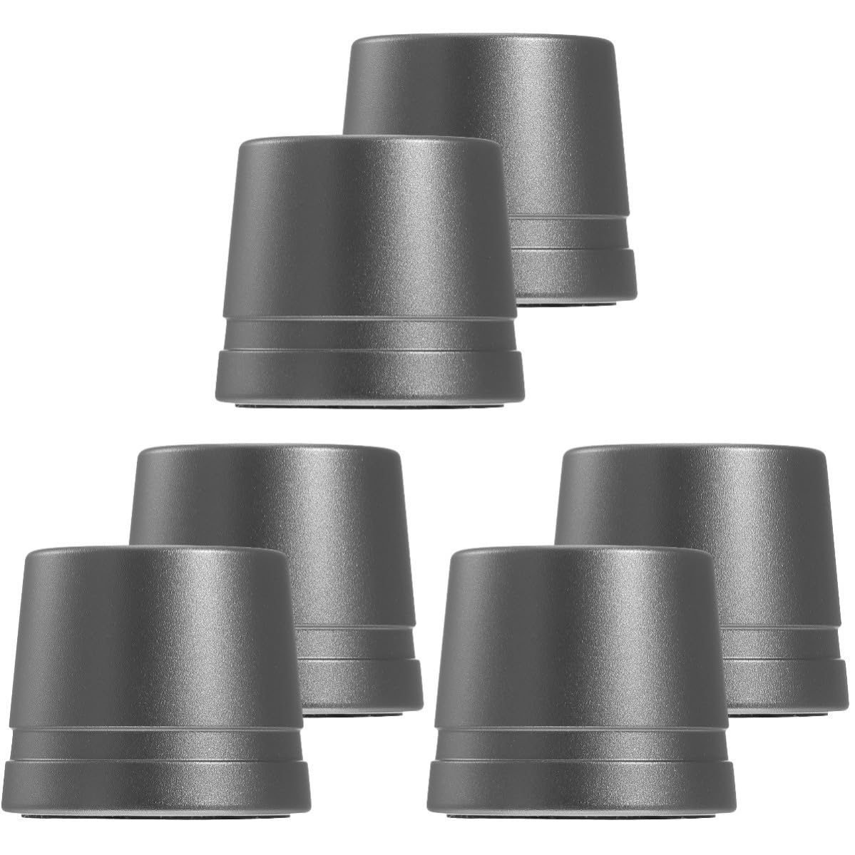 Operitacx 6 Pezzi Supporto per Rasoio da Uomo in Alluminio Nero, Base | Portatile e Facile da Pulire, Base Antiscivolo, Mantiene Bagno Ordinato e Organizzato