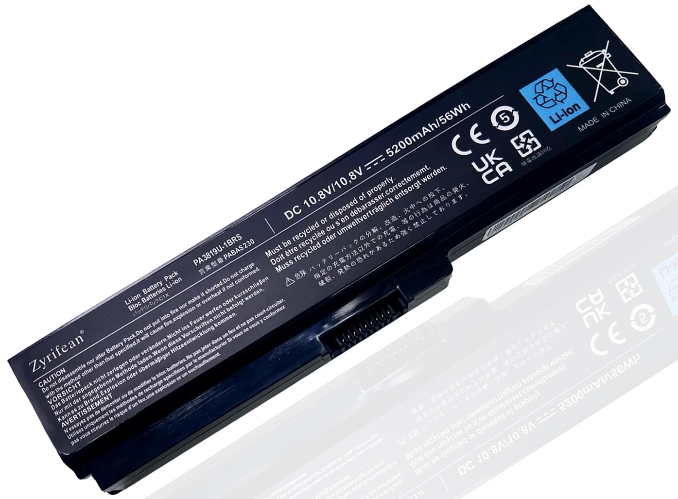 PA3817U-1BRS Batterie pour Toshiba Satellite L750 C650 C660 C660D C650 C650D C655 C665 C670D L650 L750D L755 L755D L770 L775 P750 A660 A660D PA3817U-1BAS PA3819U-1BRS PA3818U-1BRS PABAS228