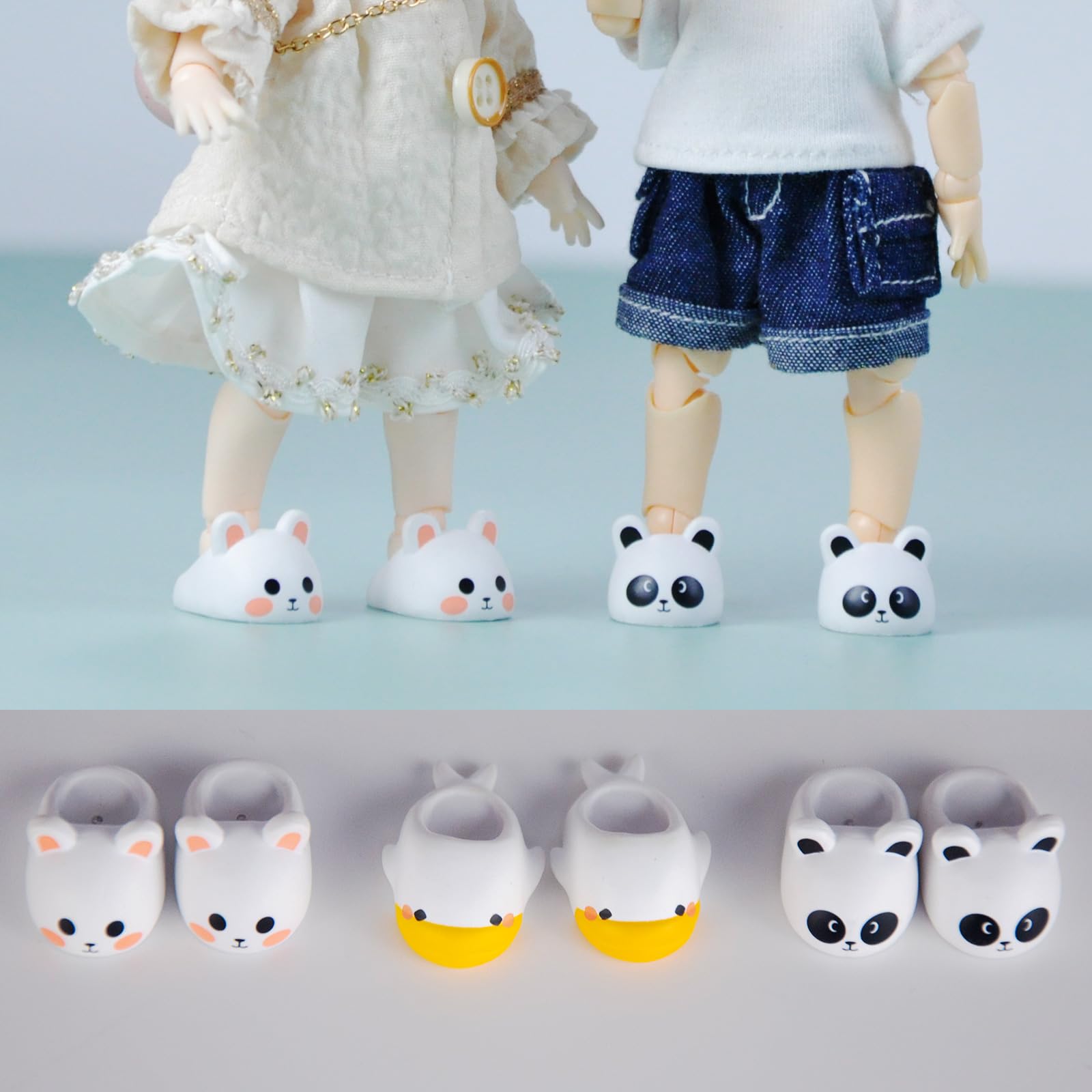 YMY Animal Slippers ob11 wa Shoes gsc Clay Human bjd wa Shoes 