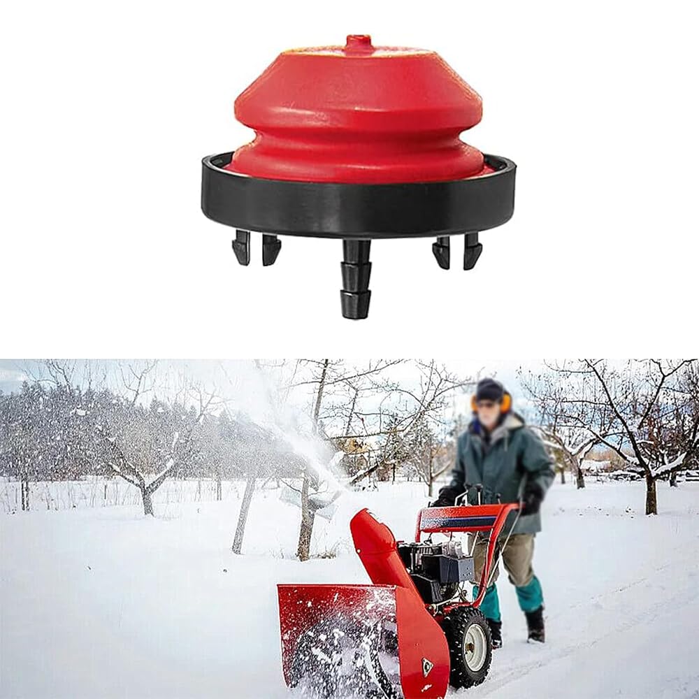 Bombilla de imprimación para soplador de nieve, bombilla de imprimación de carburador con tuberías, repuesto de carburador compatible con motor Tecumseh AV520 HMSK100 HMSK105 HMSK110