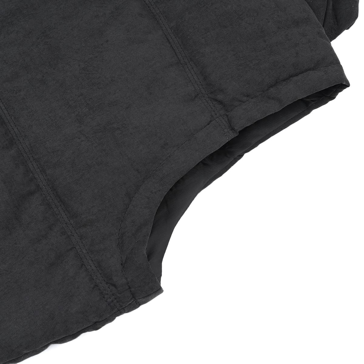 YUNCLOS Gilet Chaud Femme Veste Doudoune d'Hiver sans Manches en Cotton Gilet Matelassé à Capuche de Couleur Unie
