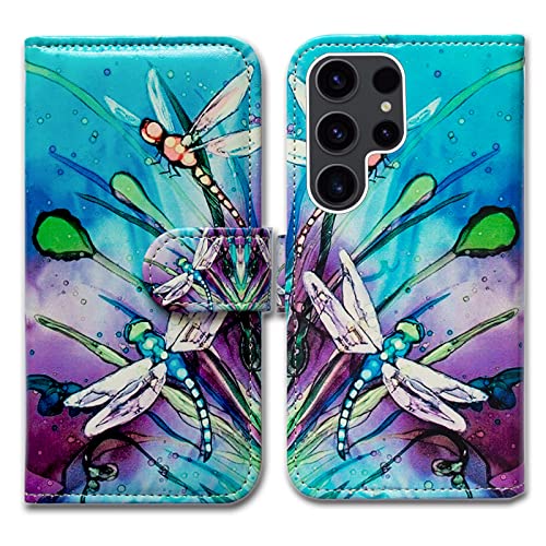 Étui pour Galaxy S23 Ultra Bcov portefeuille cuir à rabat avec support béquille intégré