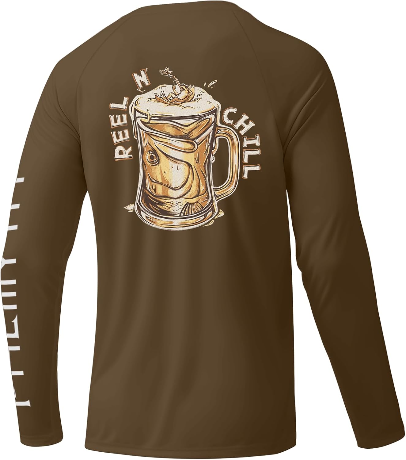 Palmyth Fishing Shirts for Men Long Sleeve Sun Protection Shirts UV UPF 50+ T-Shirt Quick Dry