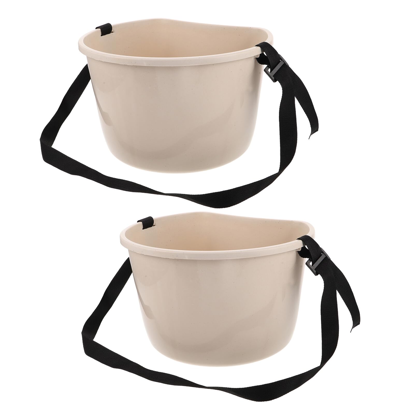 Abaodam Secchio per Raccolta Multifunzionale da Giardino 2 Pezzi con Tracolla, Secchio Piccolo per Bacche e Frutta, Resistente e Portatile per Attività Agricole e Raccolta Orto