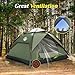 2-3 Person Camping Tent, Instant Pop Up Tents for Camping - 40s Automatic Easy Setup Tent with Rainfly, Double-Layer 3500mm Waterproof & Windproof Instant Tents for Hiking Backpacking