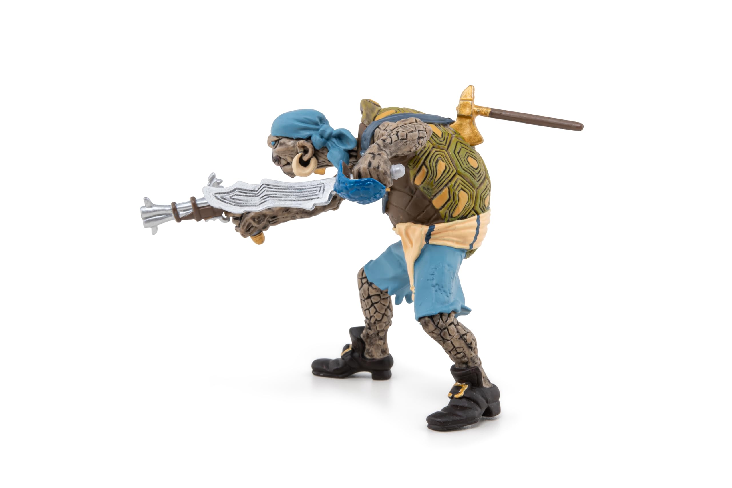 Papo, Realistic Mutant Turtle Pirate Figure, Ages 3+, Pirates Collection, Creative Play Fantasy Adventure - Image 3
