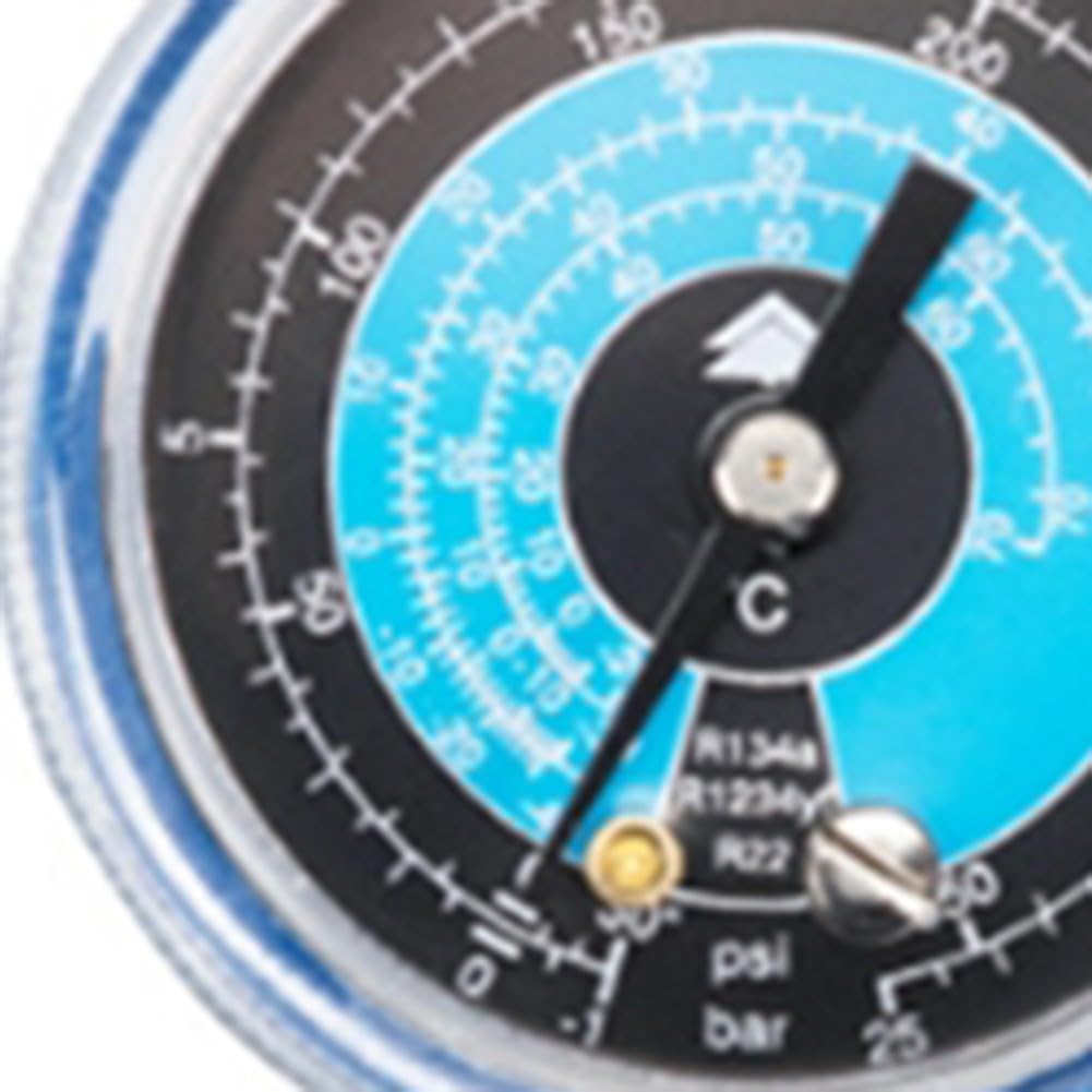 HS-M01 Medidor de adición de criógeno y conjunto de monitoreo de presión para R134A y R22 en mantenimiento automotriz y HVAC