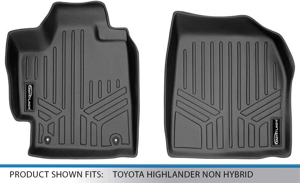 MAXLINER Floor Mats 1st Row Liner Set for 2008-2013 Toyota Highlander