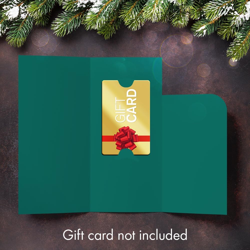 18 Christmas Gift Card Holders with Envelopes, Assorted Holiday Designs image 5