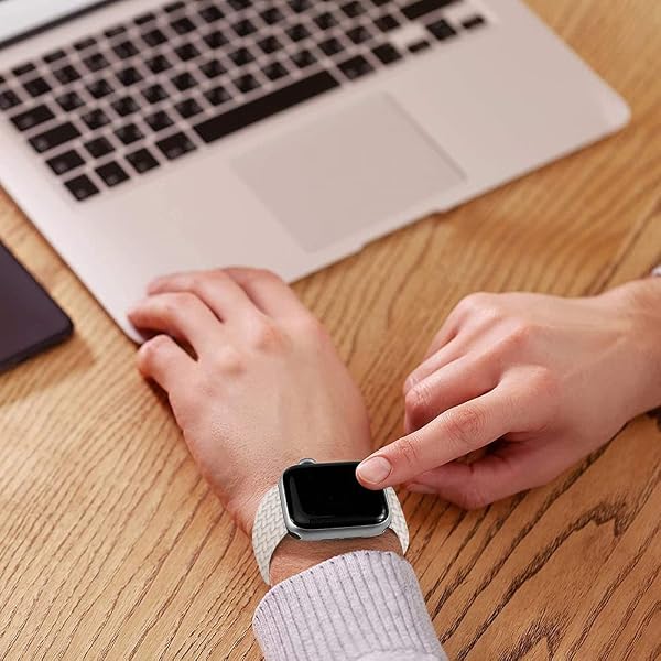 コンパチブル for apple watch バンド ブレイデッドソロループ 38mm/40mm/41mm/42mm 42mm/44mm/45mm/46mm/49mm - 3