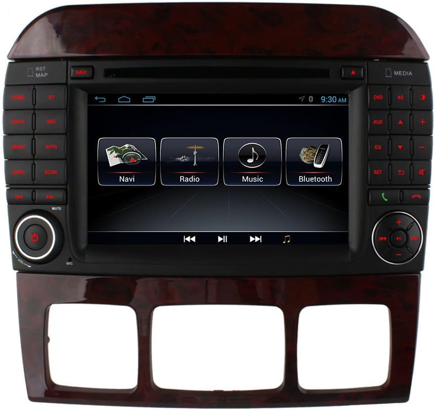 Ownice Original UI 1024*600 Original UI Android 4.4 CAR DVD player GPS for Mercedes W215 W220 S280 S320 S350 S400 S420 S430 S500 S600 Support FM/AM Radio Bluetooth Multimedia System 1G RAM 16G ROM