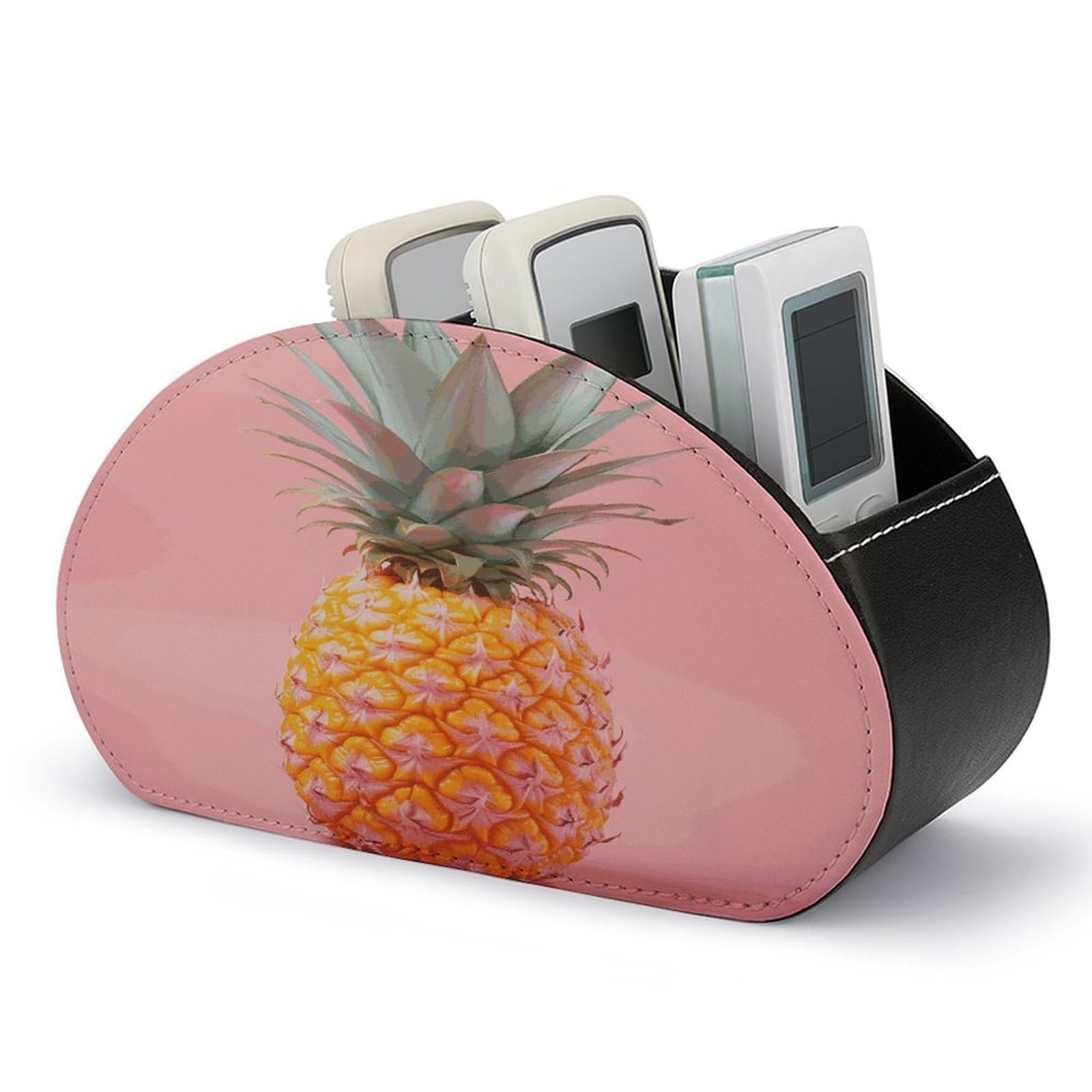 Btcowzrv Style A Pineapple Remote Control Holder With 5 Compartments