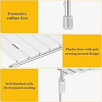 Vista 2 de Juego de 4 estantes organizadores para gabinete de cocina, organizador apilable y almacenamiento para armario, estante expandible con alzas