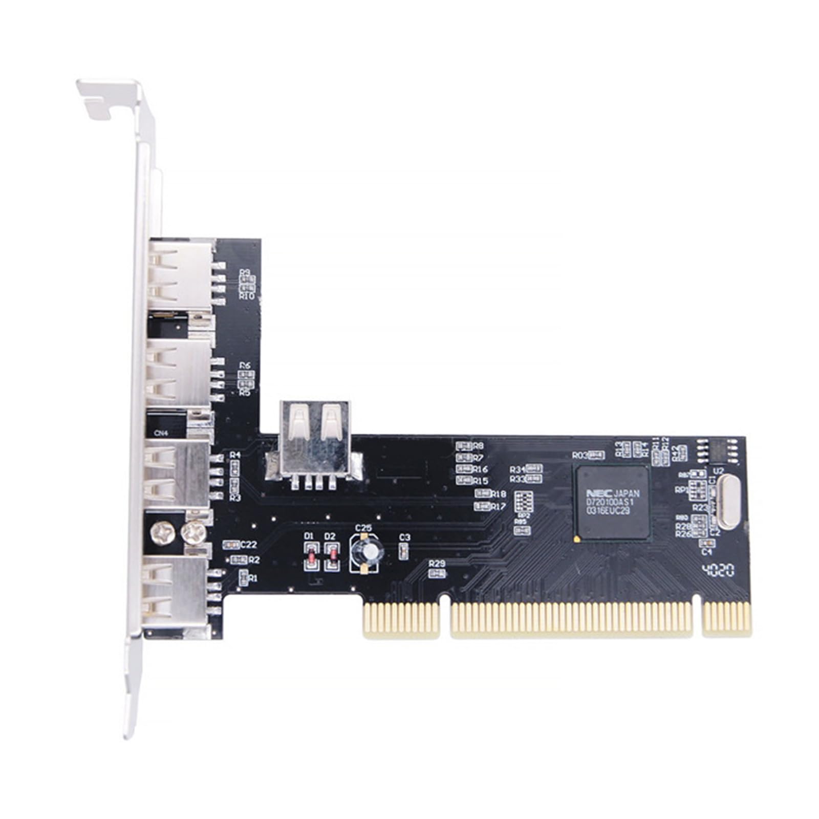 USB Expansion Card 5Port to USB2.0 Expansion USB2.0 Expansion Card Highly Speed Data Transfer for Desktops