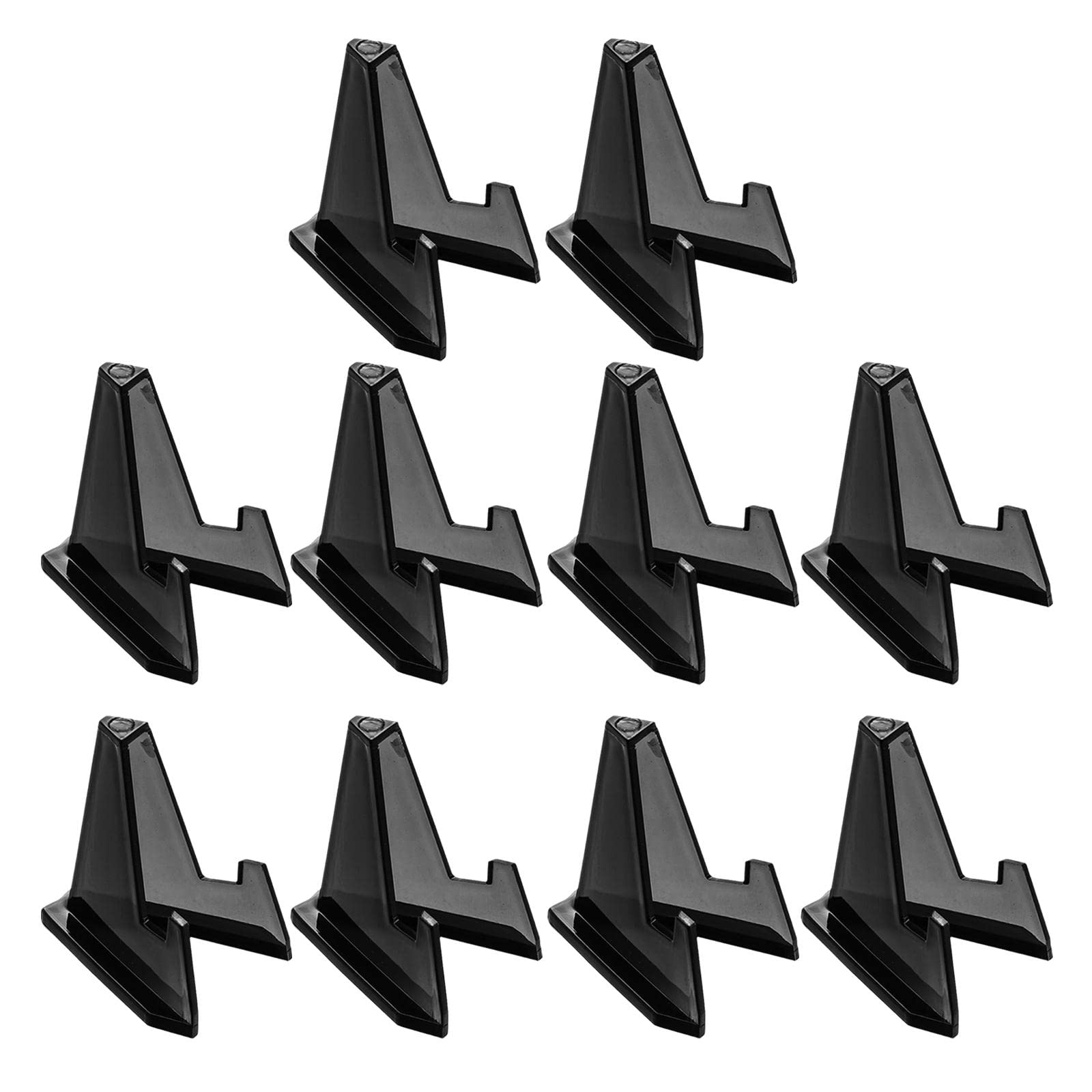 BVSPA 5/10Pcs Plastic Mini Coin Display Stand Small Easel Shelf Coins Photo Frame Rack Holder Commemorative Display Dish U2T4 Rack