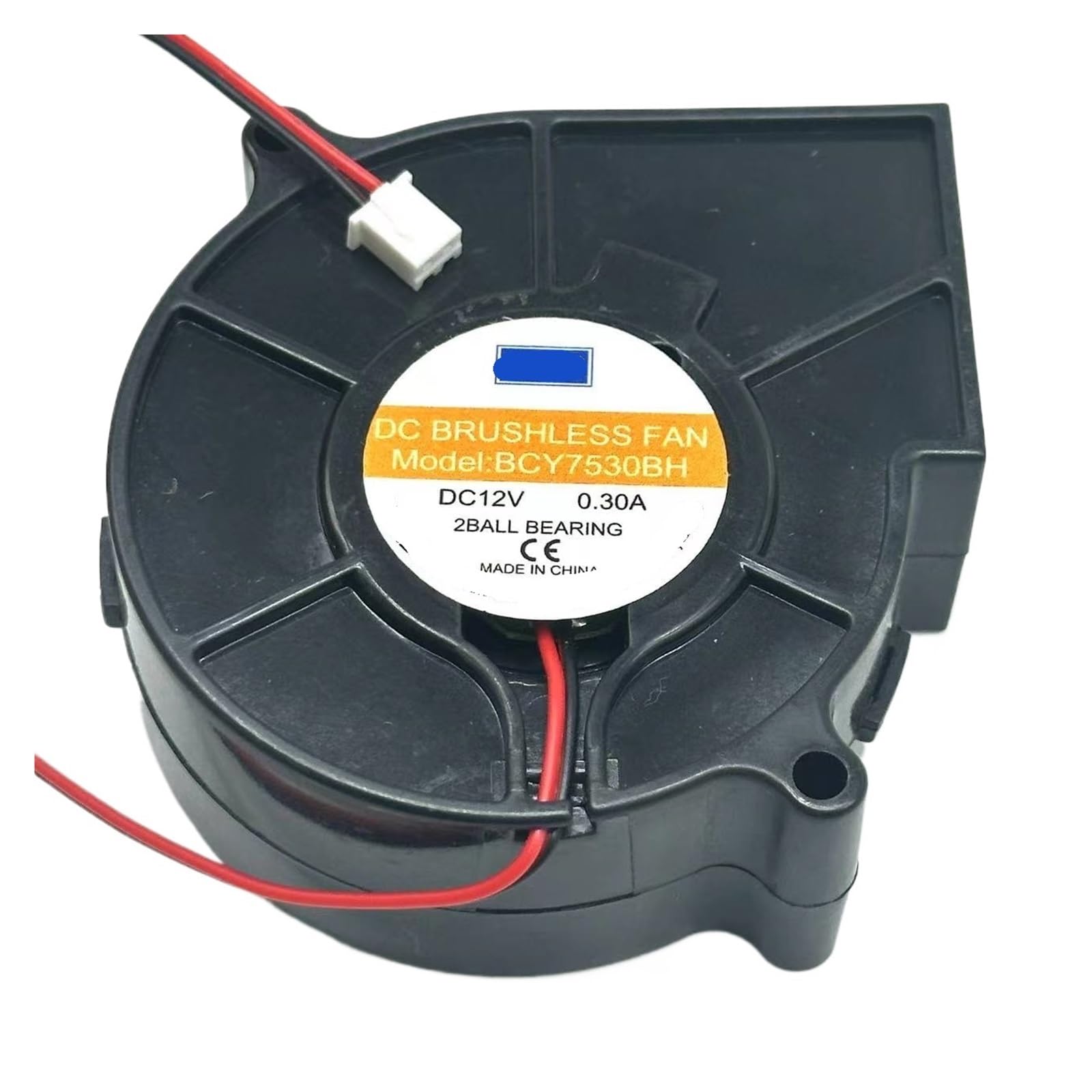 PEQYUACTE BCY7530BH DC 12V 0.30A 75x75x30mm 2-Wire Server Cooling Fan