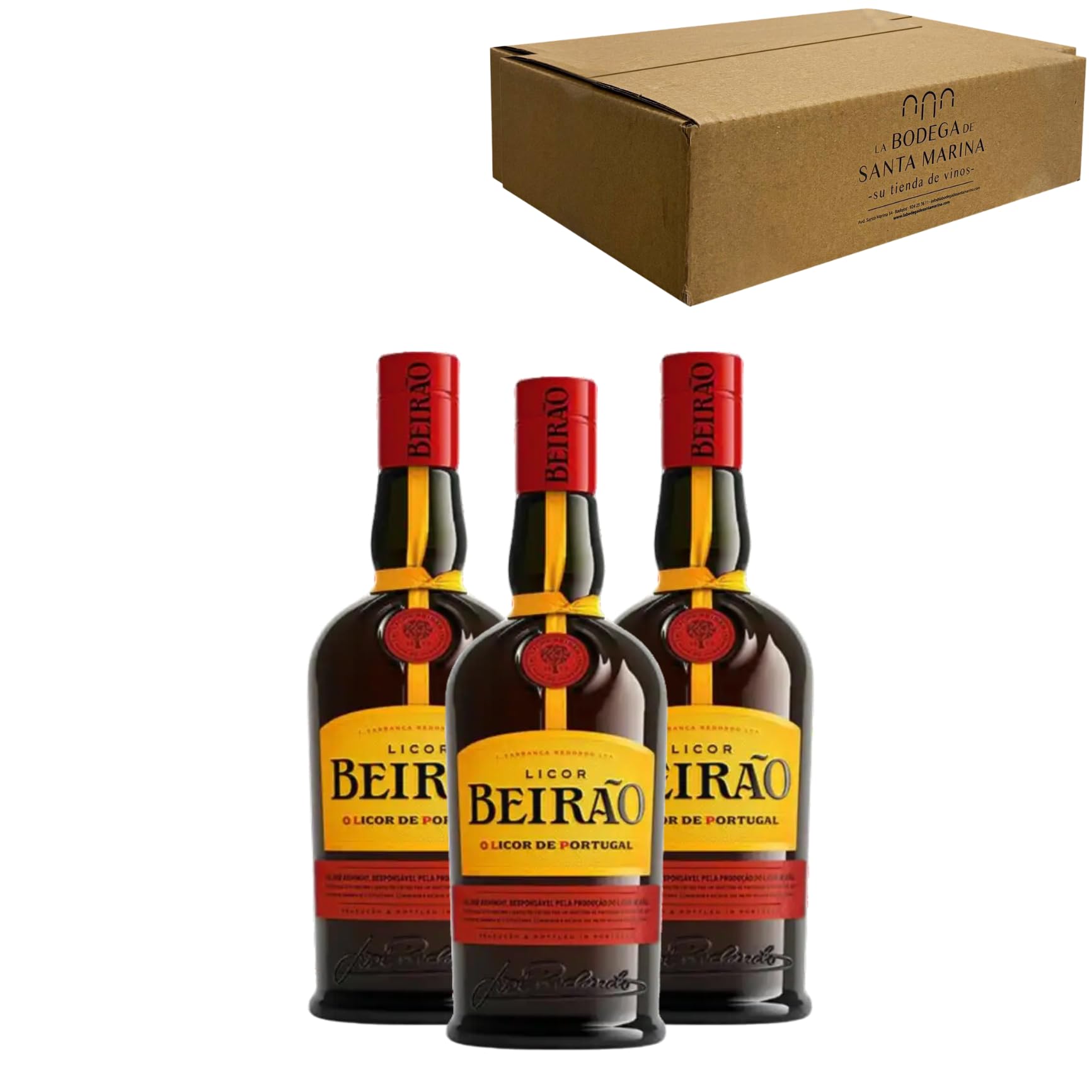 Licor Beirão - Celebra los momentos especiales con el licor perfecto Pack 3-1 Litro
