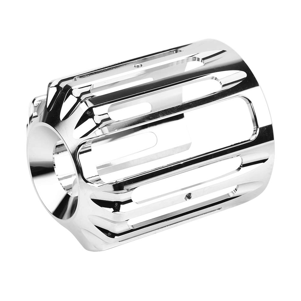 Coperchio del filtro dell’olio in alluminio CNC per moto, coperchio universale per filtro dell’olio, design a taglio profondo con finitura cromata, coperchio riutilizzabile in lega