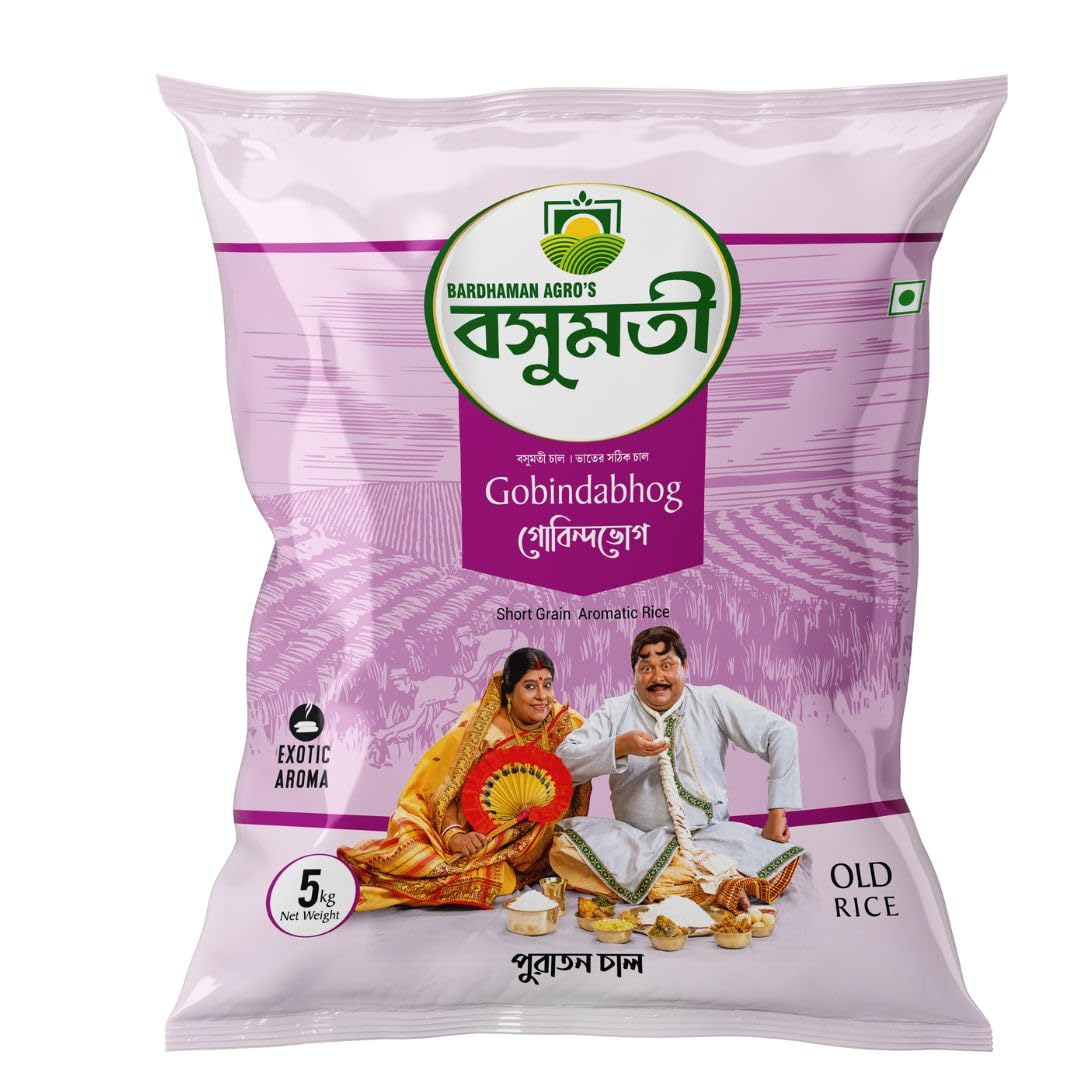 Basumoti Gobindobhog Rice 5kg | 2 Years Old Aromatic Premium Rice for Divine Offerings, Pujas, and Delectable Indian Cuisine - Renowned Quality for Special Occasions!-image-38