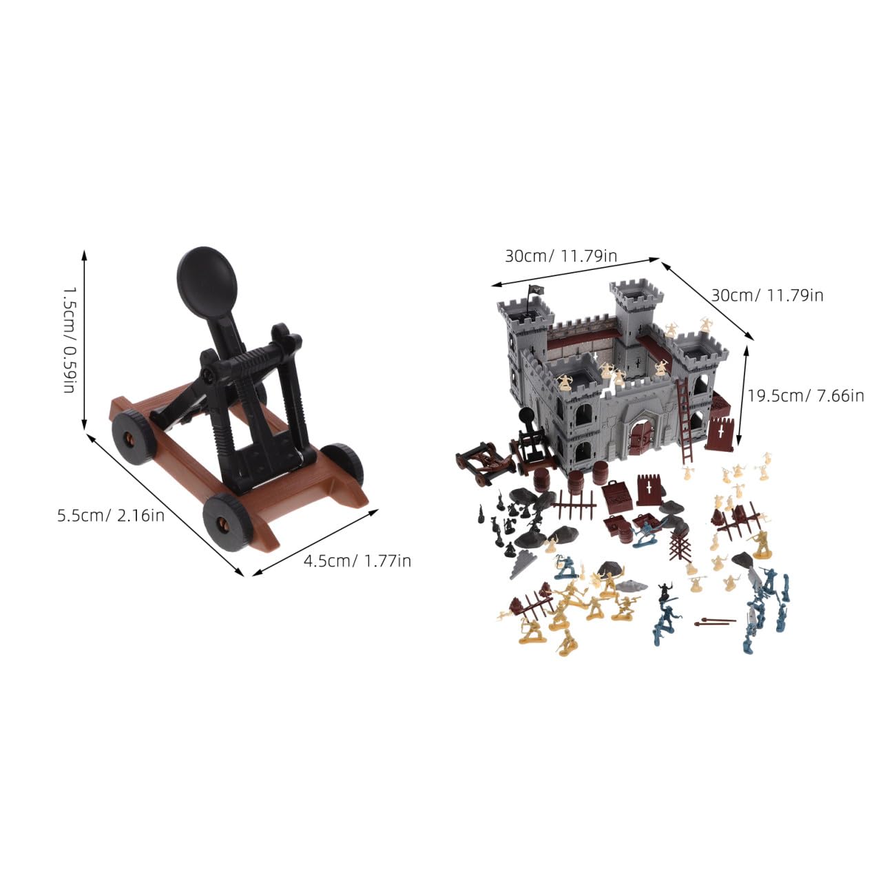 Alasum Set Castello da Assemblare Soldatini Pirata 310 Pezzi | Plastico, Borsa, Stile Pirata per Ragazzo Ragazza e Ragazzi, Uso Educativo e Decorativo