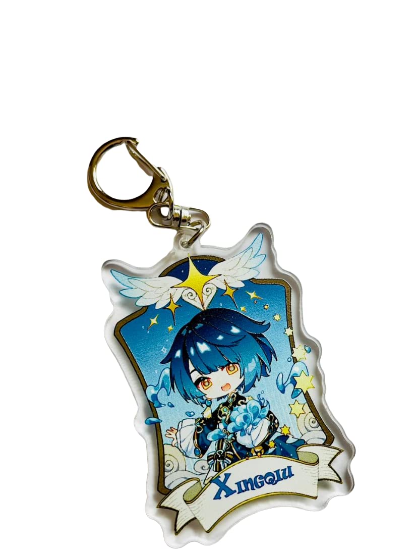 Genshin Impact Keychain Medals cute collection