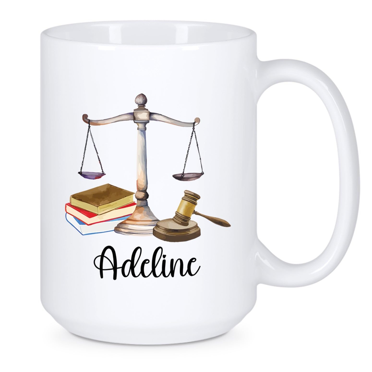 Amazon.com: Personalized Attorney Mugs - Customized Lawyer Coffee Cup With  Name - Law Tea Cup Gifts - Custom Solicitor Ceramic Cup - Counsel Coffee Mug  Present - Judge Cups - White Porcelain