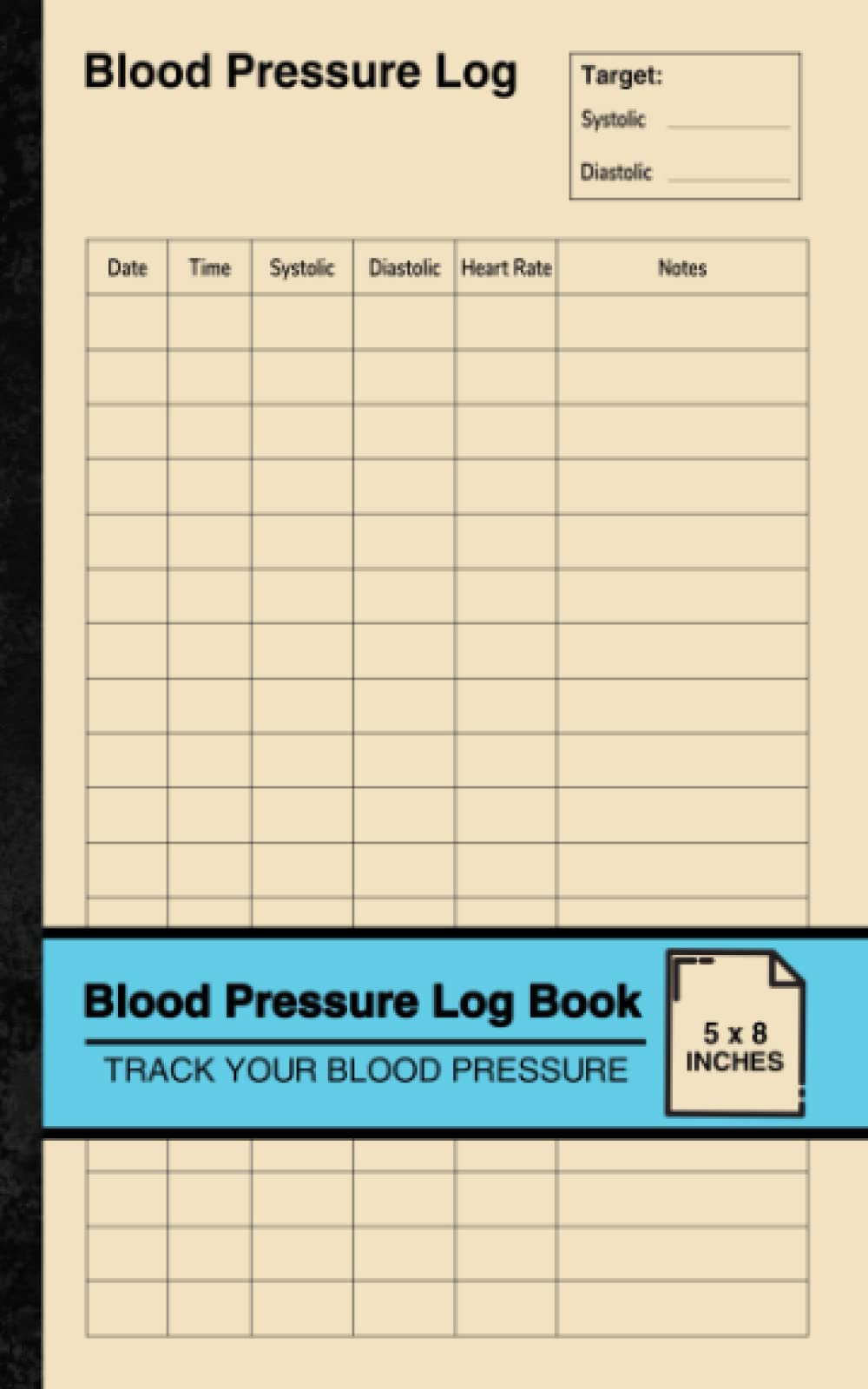 Blood Pressure Log Book: Simple Blood Pressure Logbook | Record and Monitor Your Blood Pressure | Small