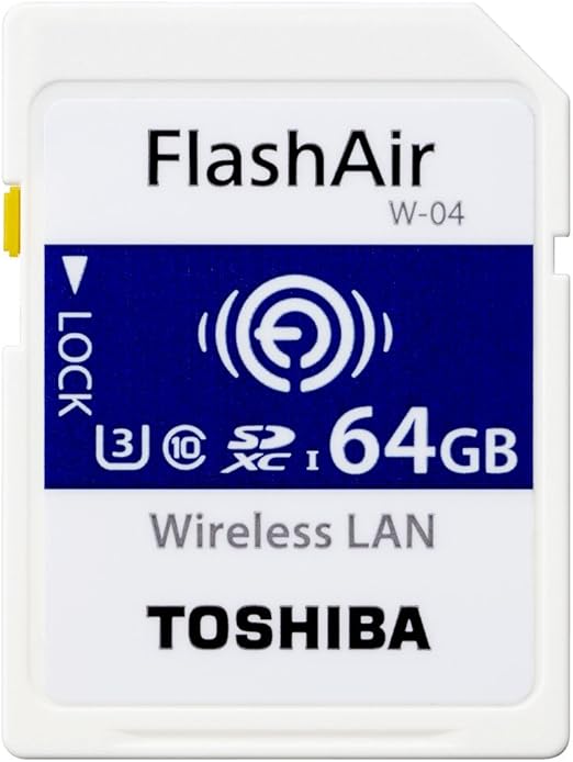 （TOSHIBA FlashAir W-04 国内版 バルク プラケース入り 無線LAN搭載 SDXC メモリカード SD-UWAシリーズ (64GB)）
