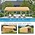 Morngardo Carport 10'x20' Heavy Duty Car Canopy Portable Garage with Removable Sidewalls & Doors for Truck Boat Car Port, Party, Storage (Yellow)