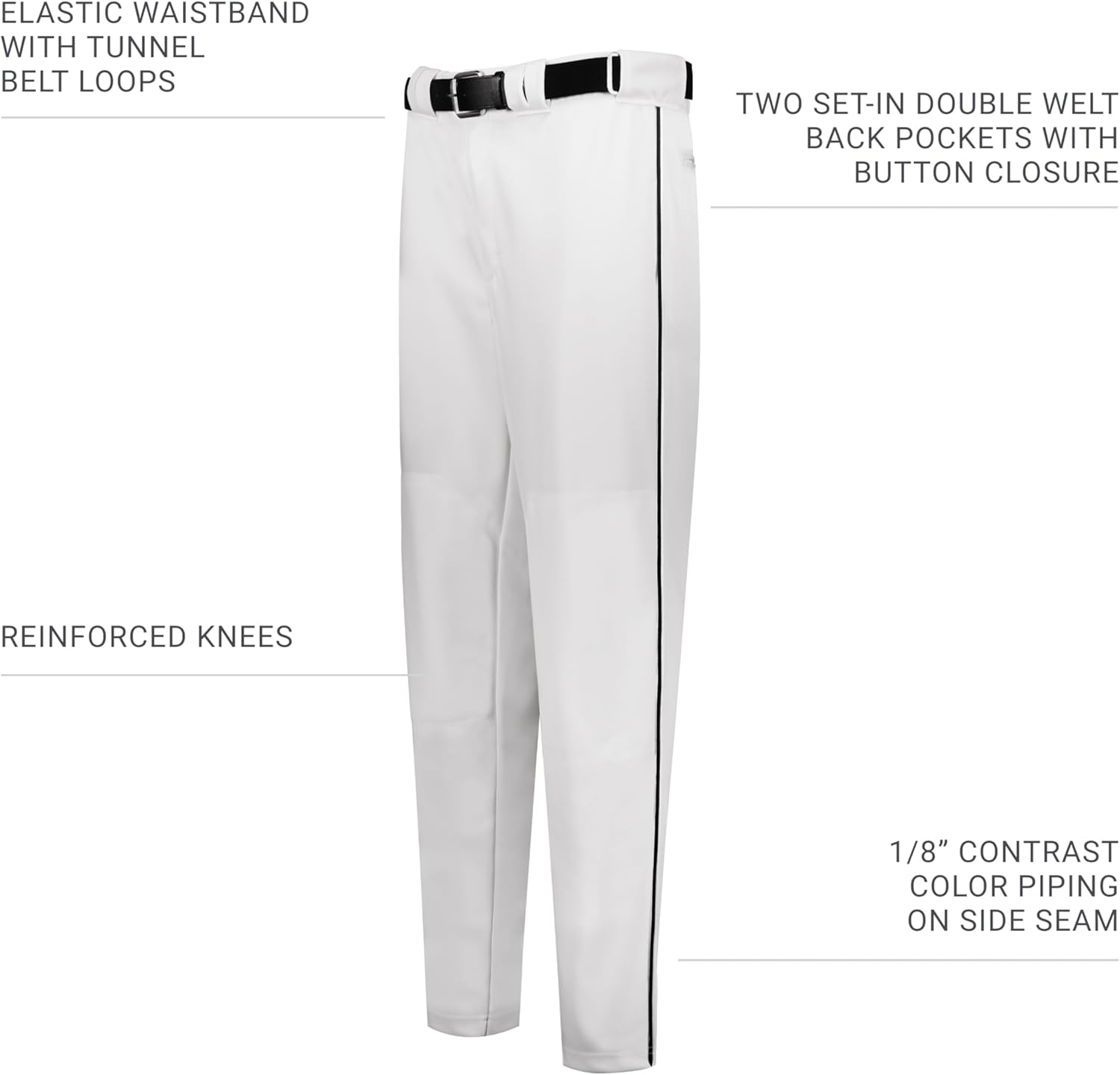 Russell Athletic Men's Piped Diamond Series Baseball Pant 2.0