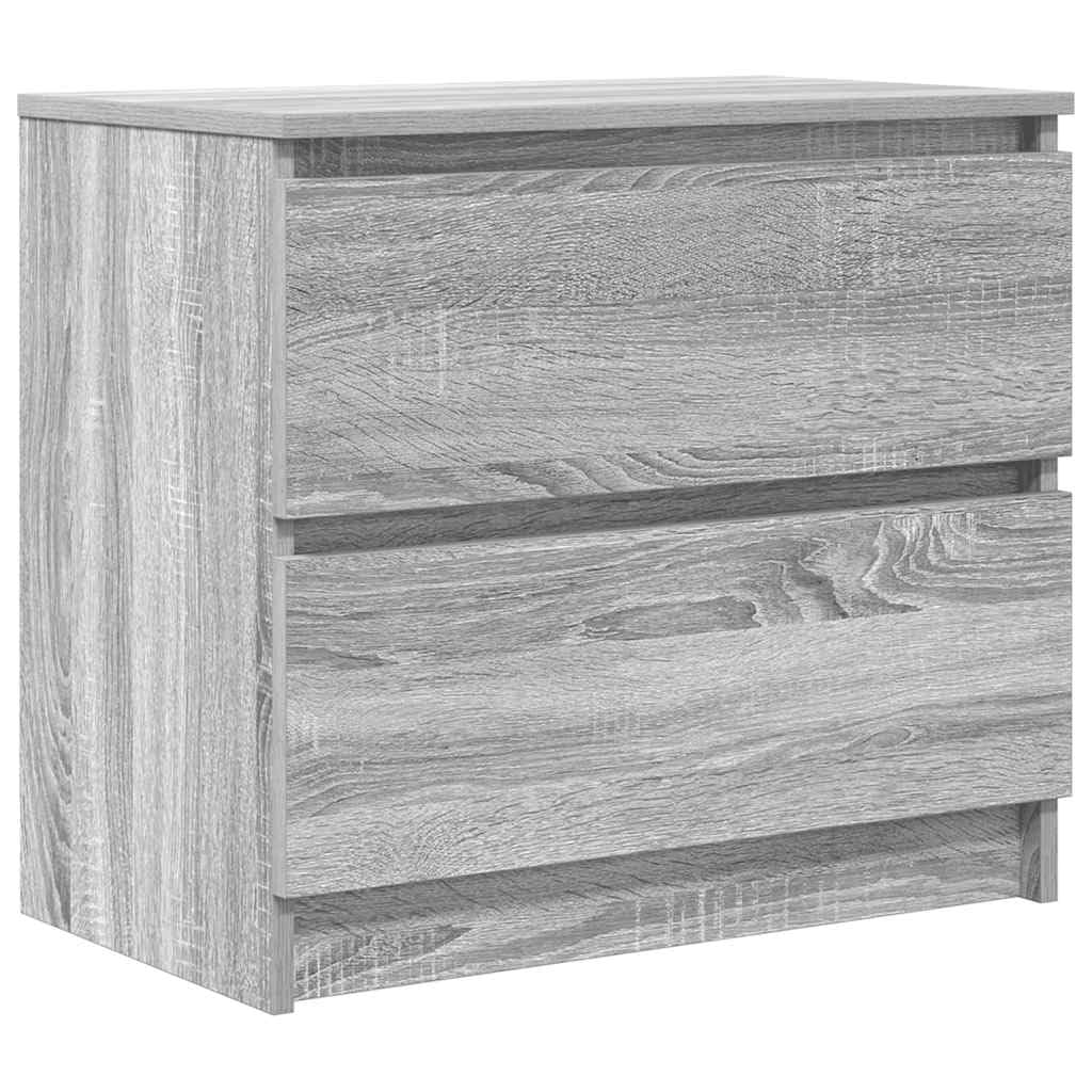Drewnopochodny z szufladami szafka pod telewizor 60x35x54 cm szary